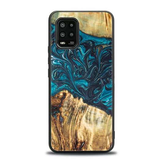 Xiaomi Mi 10 lite Handyhülle aus Harz und Holz - Synergy#E12