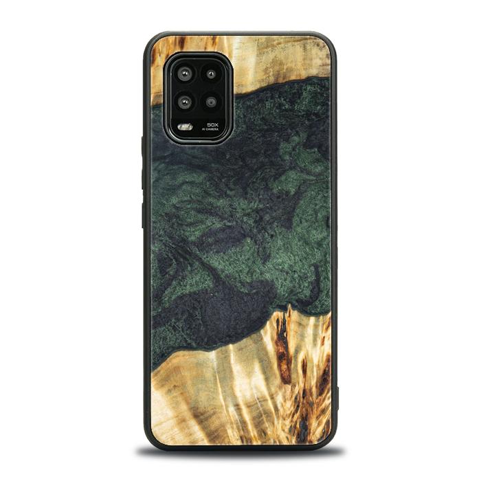 Xiaomi Mi 10 lite Handyhülle aus Harz und Holz - Synergy#E14