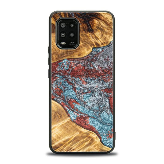Xiaomi Mi 10 lite Handyhülle aus Harz und Holz - Synergy#E7