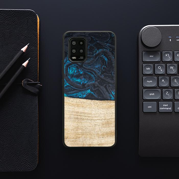 Xiaomi Mi 10 lite Handyhülle aus Harz und Holz - Synergy#F13
