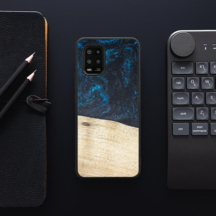 Xiaomi Mi 10 lite Handyhülle aus Harz und Holz - Synergy#F17