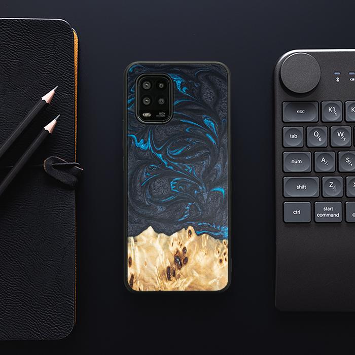 Xiaomi Mi 10 lite Handyhülle aus Harz und Holz - Synergy#F21