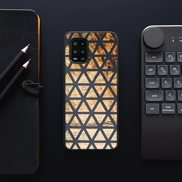Xiaomi Mi 10 lite Handyhülle aus Harz und Holz - Synergy#F29