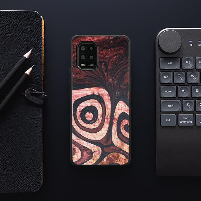Xiaomi Mi 10 lite Handyhülle aus Harz und Holz - Synergy#F32