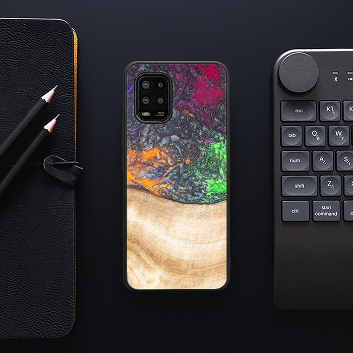 Xiaomi Mi 10 lite Handyhülle aus Harz und Holz - Synergy#F6