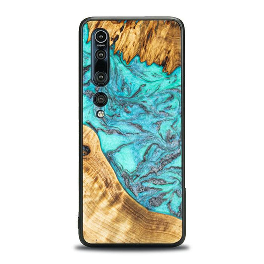 Xiaomi Mi 10 Pro Handyhülle aus Harz und Holz - Synergy#E13
