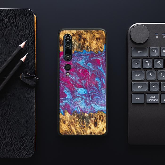 Xiaomi Mi 10 Pro Etui na telefon z żywicy i drewna - Synergy#E15