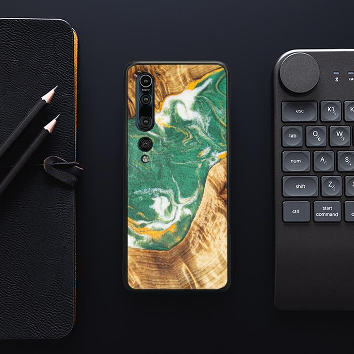 Xiaomi Mi 10 Pro Etui na telefon z żywicy i drewna - Synergy#E20
