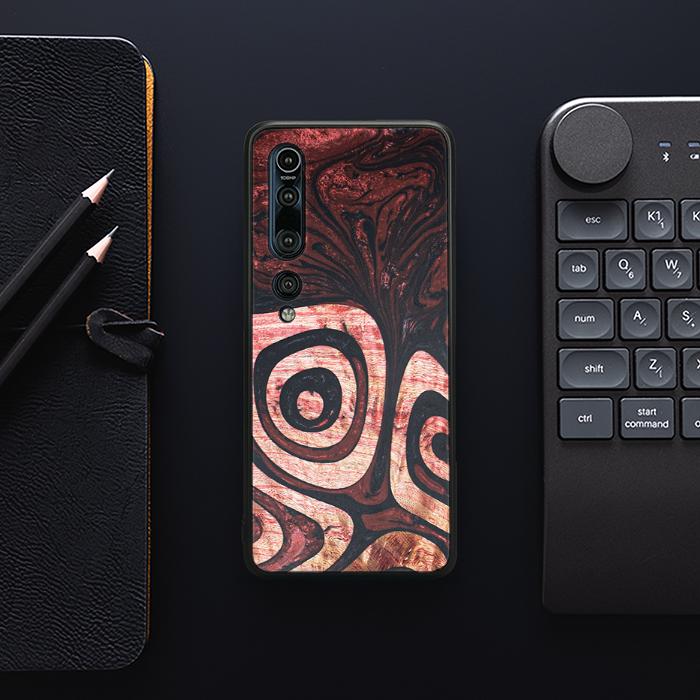 Xiaomi Mi 10 Pro Handyhülle aus Harz und Holz - Synergy#F32