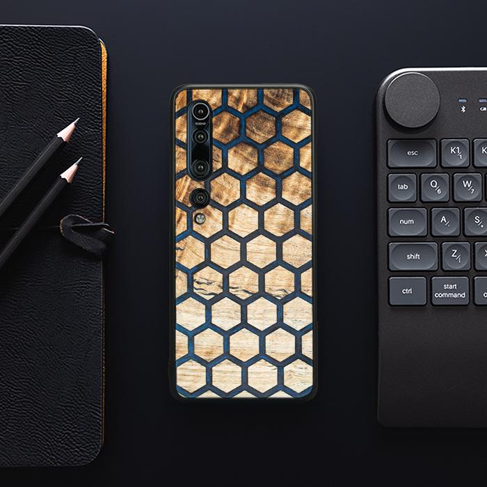 Xiaomi Mi 10 Pro Handyhülle aus Harz und Holz - Synergy#F36