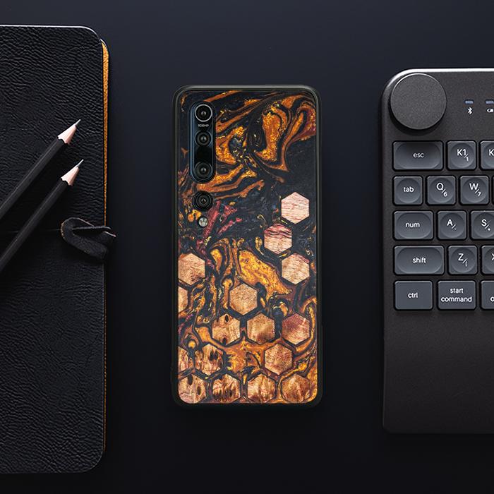 Xiaomi Mi 10 Pro Handyhülle aus Harz und Holz - Synergy#F38