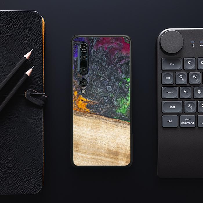Xiaomi Mi 10 Pro Handyhülle aus Harz und Holz - Synergy#F8