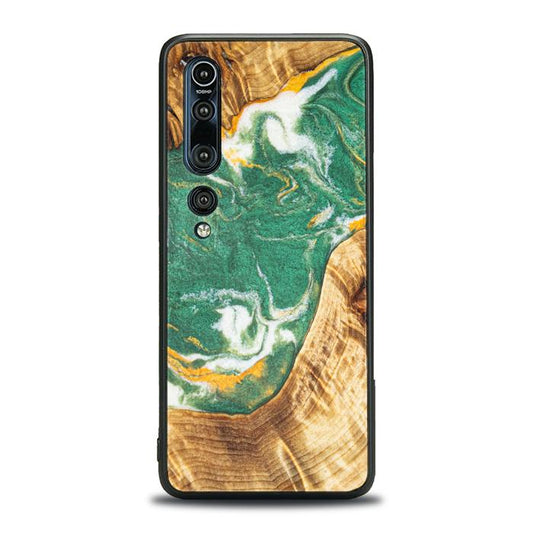 Xiaomi Mi 10 Handyhülle aus Harz und Holz - Synergy#E20