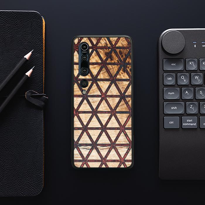 Xiaomi Mi 10 Handyhülle aus Harz und Holz - Synergy#F22