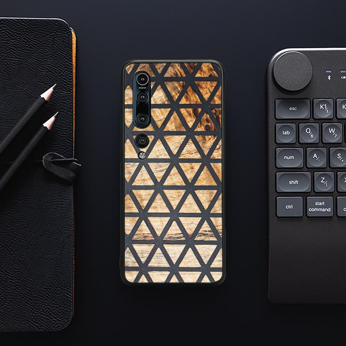 Xiaomi Mi 10 Handyhülle aus Harz und Holz - Synergy#F29