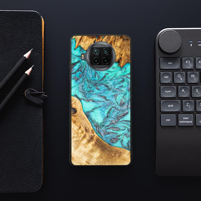 Xiaomi Mi 10T lite Etui na telefon z żywicy i drewna - Synergy#E13