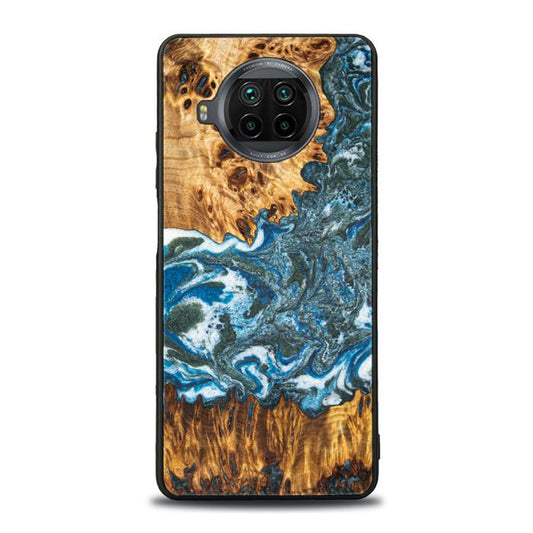 Xiaomi Mi 10T lite Handyhülle aus Harz und Holz - Synergy#E17
