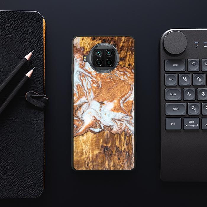 Xiaomi Mi 10T lite Etui na telefon z żywicy i drewna - Synergy#E18