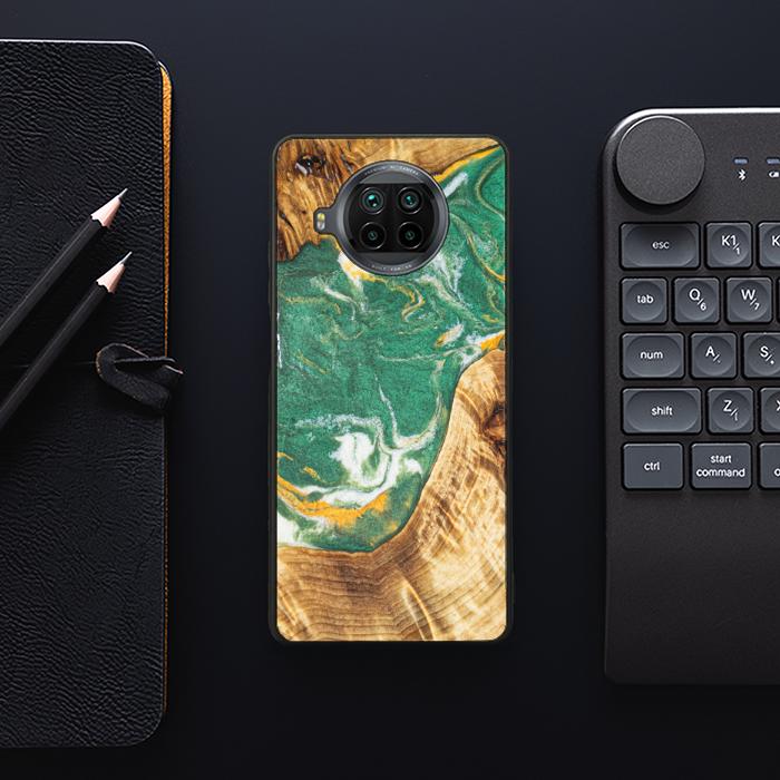 Xiaomi Mi 10T lite Etui na telefon z żywicy i drewna - Synergy#E20