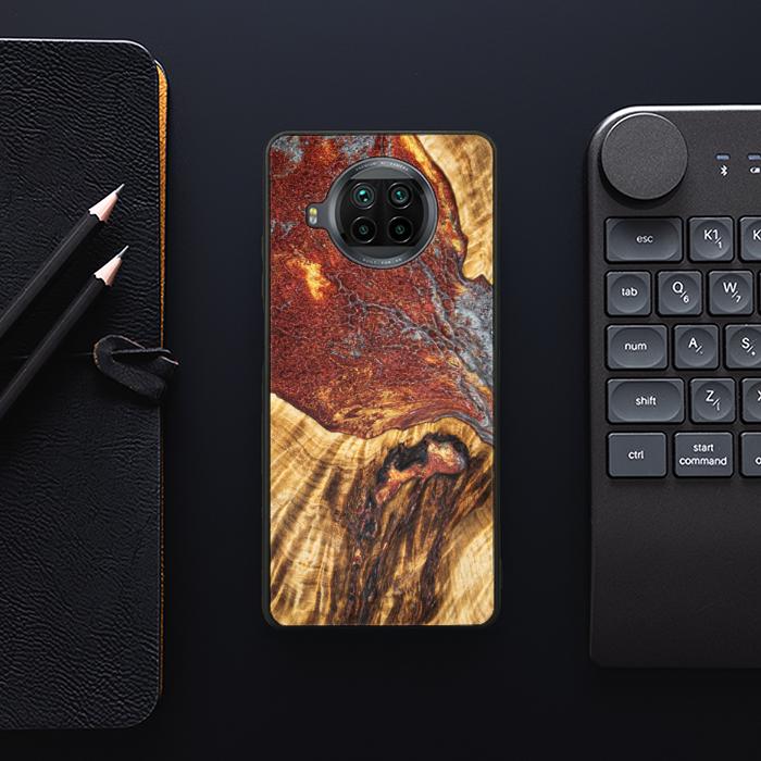 Xiaomi Mi 10T lite Etui na telefon z żywicy i drewna - Synergy#E9