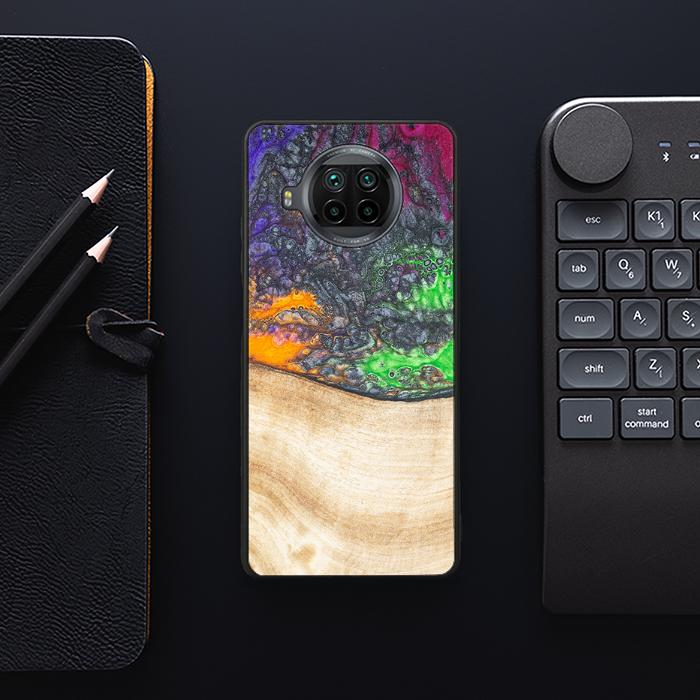 Xiaomi Mi 10T lite Handyhülle aus Harz und Holz - Synergy#F1
