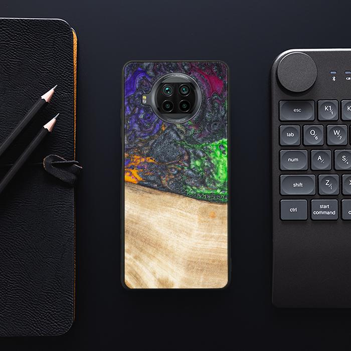 Xiaomi Mi 10T lite Handyhülle aus Harz und Holz - Synergy#F10