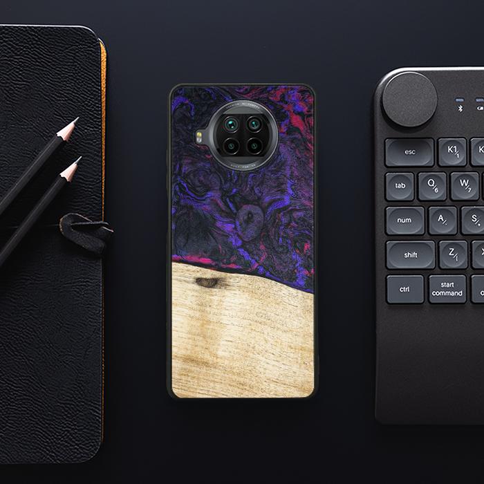 Xiaomi Mi 10T lite Handyhülle aus Harz und Holz - Synergy#F18