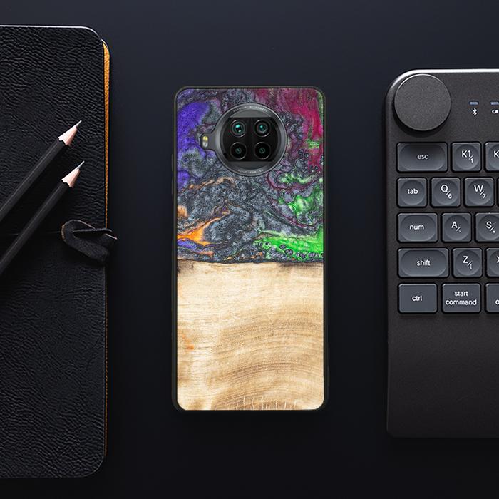 Xiaomi Mi 10T lite Handyhülle aus Harz und Holz - Synergy#F2
