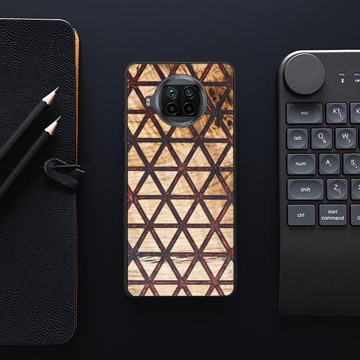 Xiaomi Mi 10T lite Handyhülle aus Harz und Holz - Synergy#F22