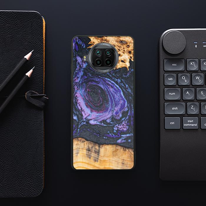 Xiaomi Mi 10T lite Handyhülle aus Harz und Holz - Synergy#F24
