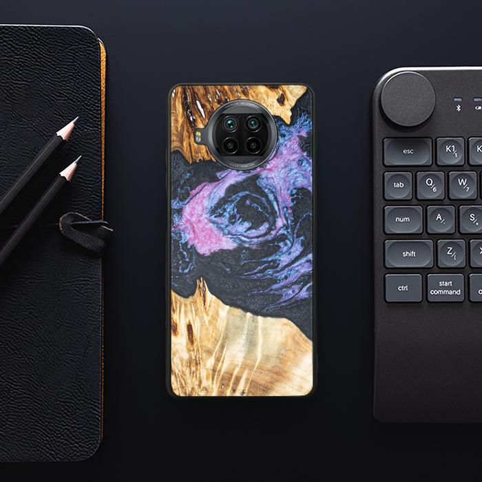 Xiaomi Mi 10T lite Handyhülle aus Harz und Holz - Synergy#F25