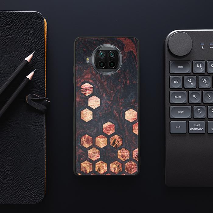 Xiaomi Mi 10T lite Handyhülle aus Harz und Holz - Synergy#F27