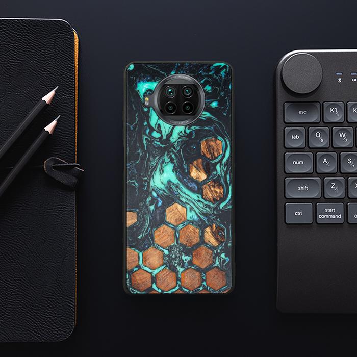 Xiaomi Mi 10T lite Handyhülle aus Harz und Holz - Synergy#F28