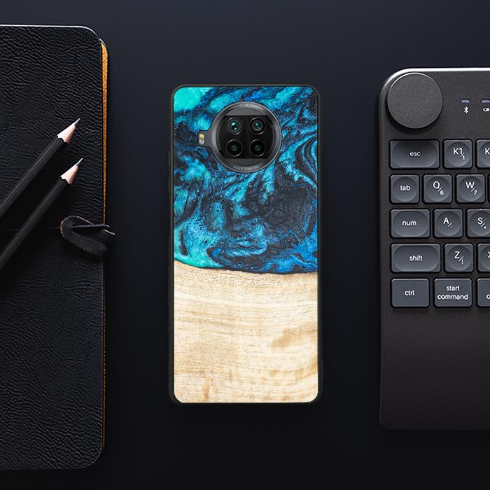 Xiaomi Mi 10T lite Handyhülle aus Harz und Holz - Synergy#F3