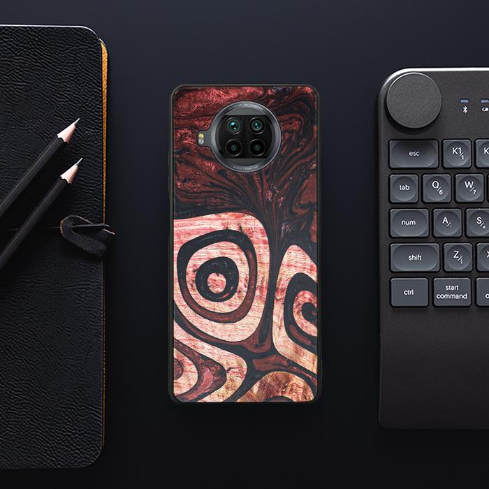 Xiaomi Mi 10T lite Handyhülle aus Harz und Holz - Synergy#F32