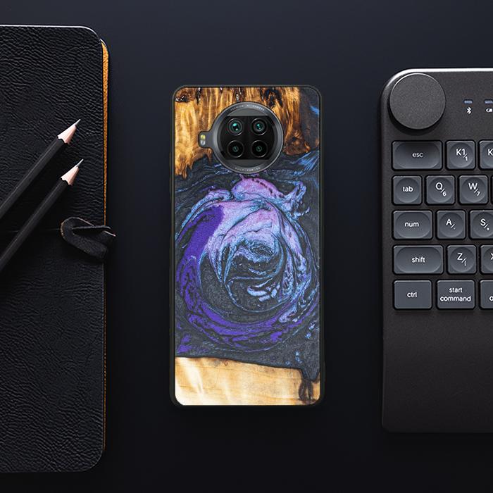 Xiaomi Mi 10T lite Handyhülle aus Harz und Holz - Synergy#F34