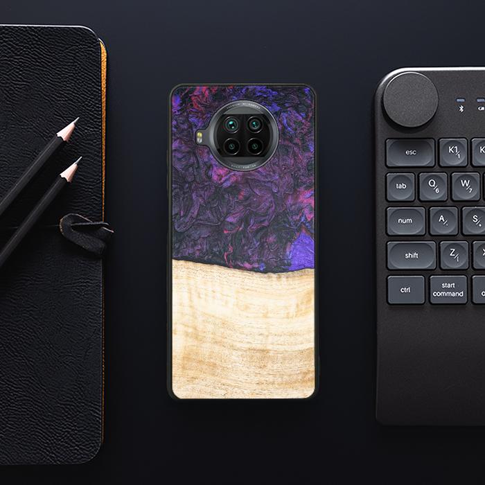 Xiaomi Mi 10T lite Handyhülle aus Harz und Holz - Synergy#F4