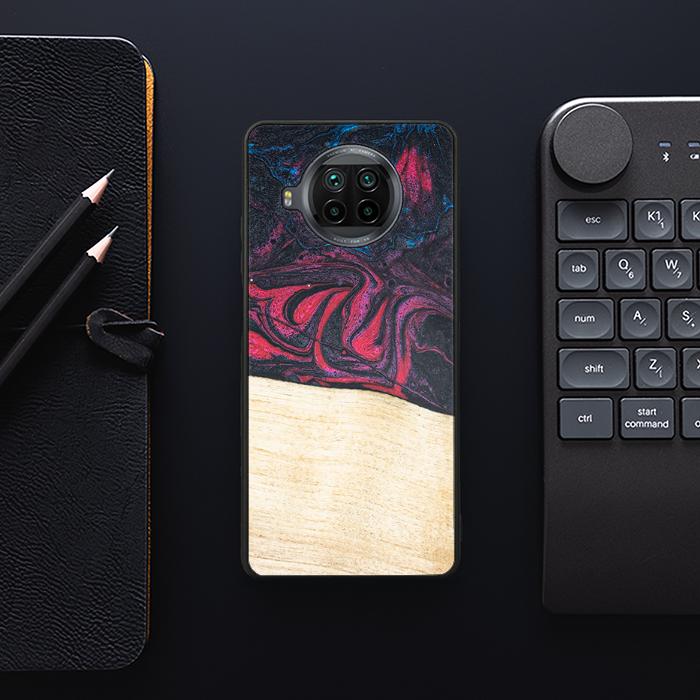 Xiaomi Mi 10T lite Handyhülle aus Harz und Holz - Synergy#F5