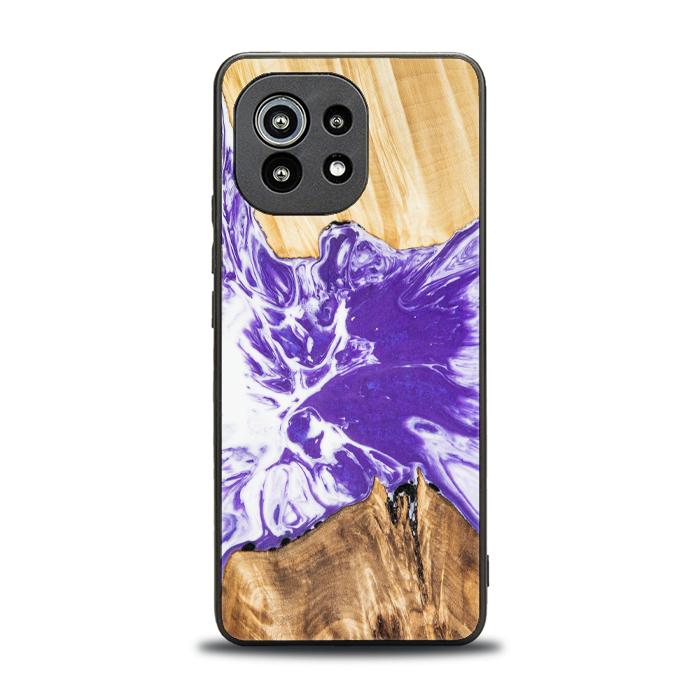 Xiaomi Mi 11 Etui na telefon z żywicy i drewna lite / 5G / 5G NE - Synergy# A78