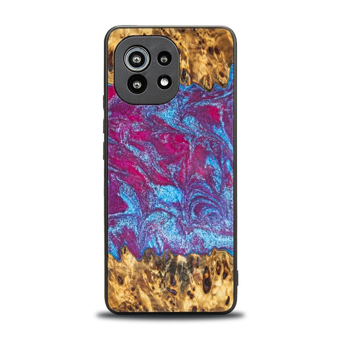 Xiaomi Mi 11 Etui na telefon z żywicy i drewna lite / 5G / 5G NE - Synergy#E15