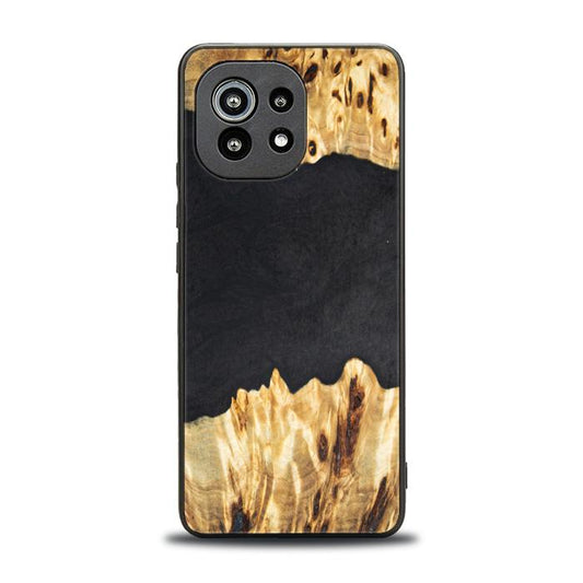 Xiaomi Mi 11 lite / 5G / 5G NE Handyhülle aus Harz und Holz - Synergy#E19