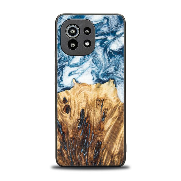 Xiaomi Mi 11 lite / 5G / 5G NE Handyhülle aus Harz und Holz - Synergy#E23
