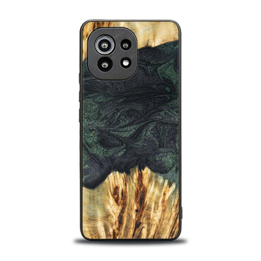Xiaomi Mi 11 lite / 5G / 5G NE Handyhülle aus Harz und Holz - Synergy#E25