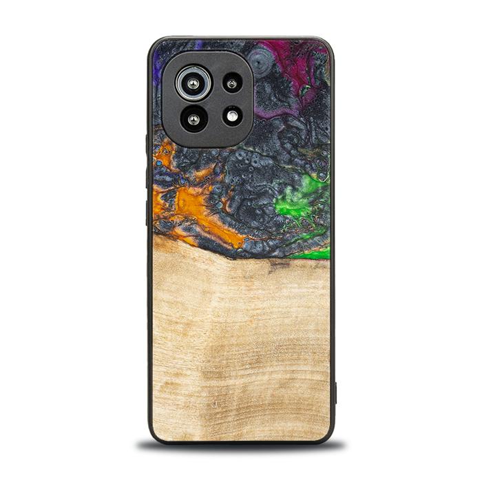 Xiaomi Mi 11 lite / 5G / 5G NE Handyhülle aus Harz und Holz - Synergy#F16