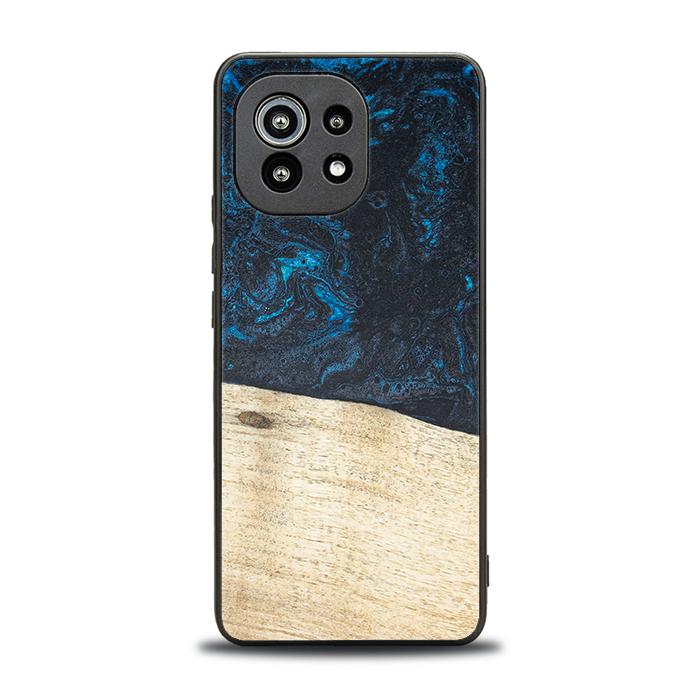 Xiaomi Mi 11 lite / 5G / 5G NE Handyhülle aus Harz und Holz - Synergy#F17