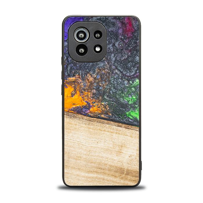 Xiaomi Mi 11 lite / 5G / 5G NE Handyhülle aus Harz und Holz - Synergy#F20