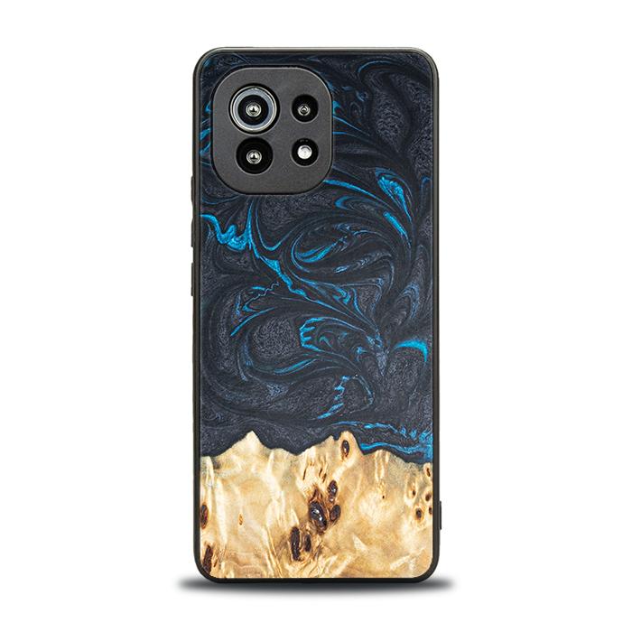 Xiaomi Mi 11 lite / 5G / 5G NE Handyhülle aus Harz und Holz - Synergy#F21