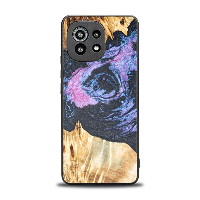 Xiaomi Mi 11 lite / 5G / 5G NE Handyhülle aus Harz und Holz - Synergy#F25