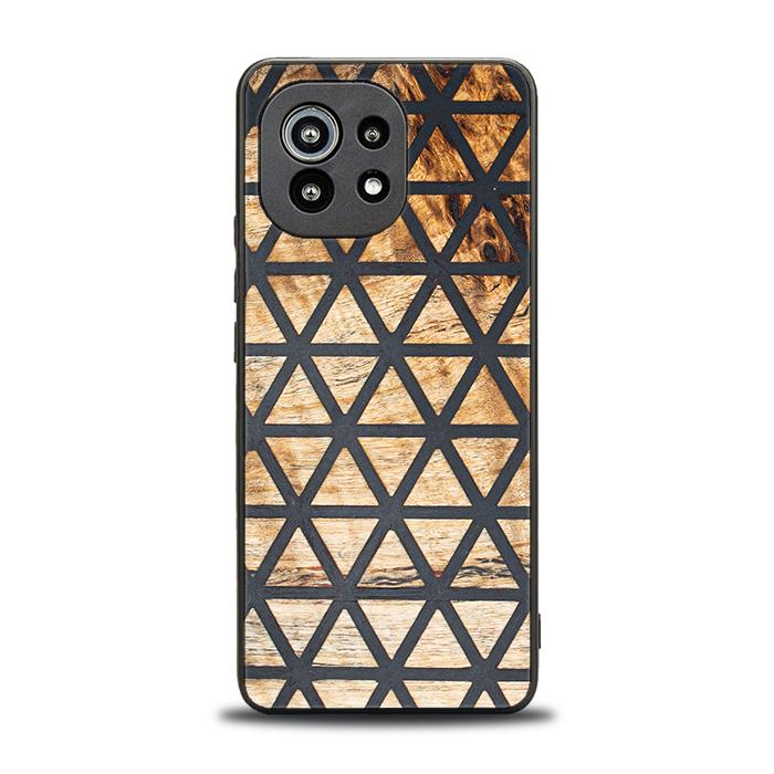 Xiaomi Mi 11 lite / 5G / 5G NE Handyhülle aus Harz und Holz - Synergy#F29