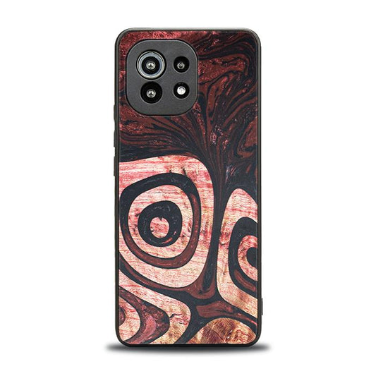 Xiaomi Mi 11 lite / 5G / 5G NE Handyhülle aus Harz und Holz - Synergy#F32